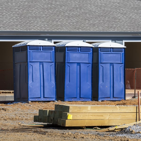 what is the cost difference between standard and deluxe portable restroom rentals in Vermillion Kansas